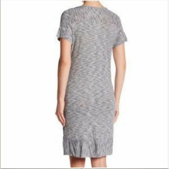 Lucky Brand Black and White Stripe Dress - Picture 2 of 2